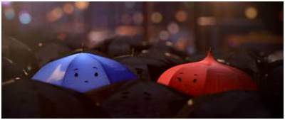 The Blue Umbrella.