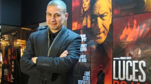 Entrevista a Rodrigo Cortés en un pase privado de Luces Rojas en Warner Madrid.