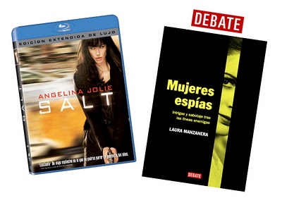 Concurso Estreno en DVD y Blu-Ray de Salt. Regalamos dos DVD de la película y el fantástico libro Mujeres Espía