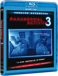 Paranormal Activity 3, ya disponible en Blu-Ray combo (DVD + Blu-Ray).