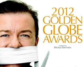 Ricky Gervais, Globos de Oro 2012