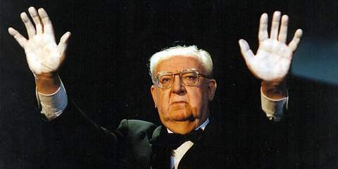 Jose Luis Borau en los Premios Goya 1998.
