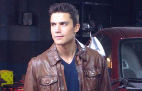 Alex-Gonzalez-en-Combustion Alex González en el rodaje de 'Combustión'.