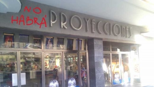 Malas noticias para el cine.