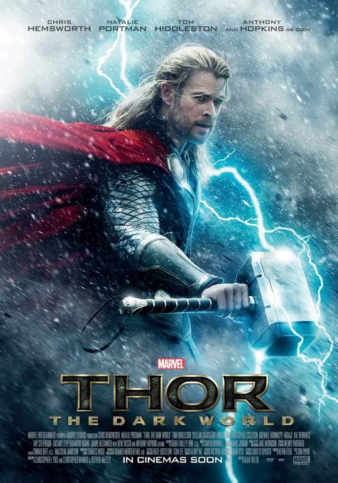 Póster de "Thor: El Mundo oscuro".