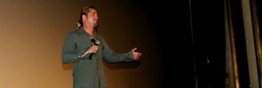 Brad Pitt en Madrid.