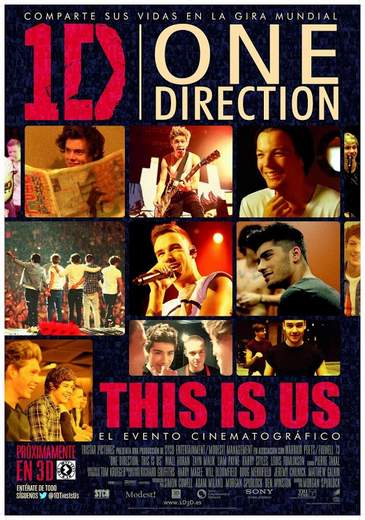 Póster de "One Direction This is One".