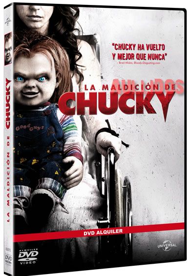 Carátula DVD "La Maldición de Chucky".