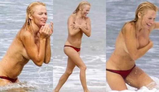 Pamela Anderson en topless.