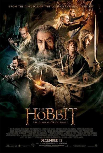 Póster final de El Hobbit: La desolación de Smaug