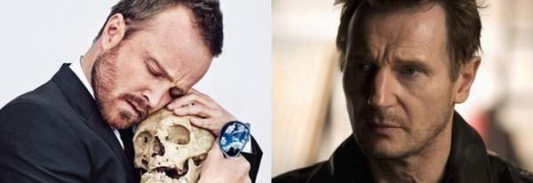Aaron Paul y Liam Neeson en La Torre Oscura