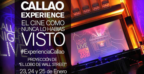 Experiencia Callao, al cine con jamón y queso