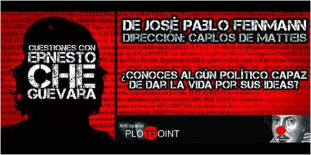 Cartel Cuestiones con Ernesto Che Guevara