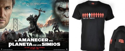 Concurso Camisetas El Amanecer del planeta de los simios