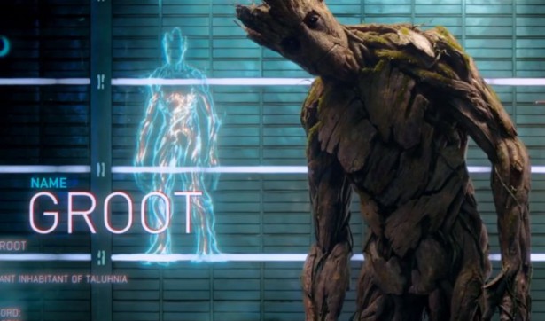 Guardianes de la Galaxia doblar a Groot