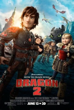Póster de Cómo entrenar a tu dragón 2