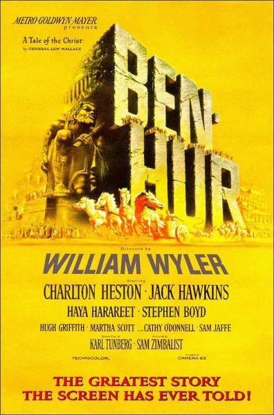 Remake de Ben-hur. Póster del original