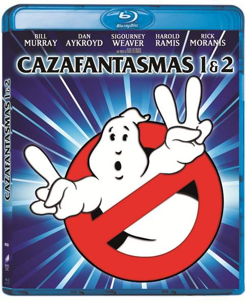 Carátula Blu-ray pack Los Cazafantasmas