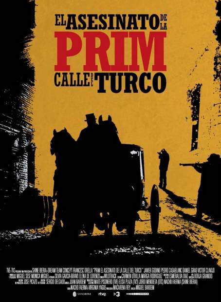 Póster de Prim, el asesinato de la calle del turco