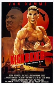 Póster de Kickboxer (1989) con Jean-Claude Van Damme