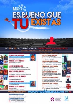 Cartel programación del Madrimaná