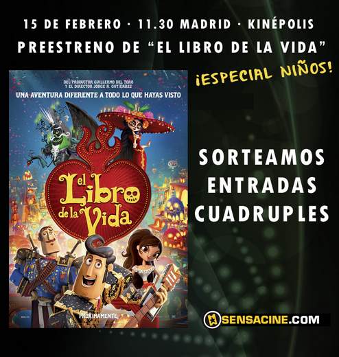 Concurso Preestreno de El Libro de la vida