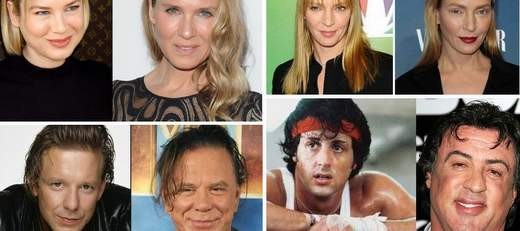 Especial actores y actrices antes y después