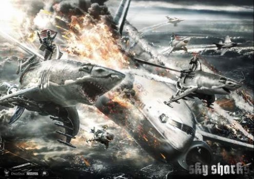 Póster de Sky Sharks