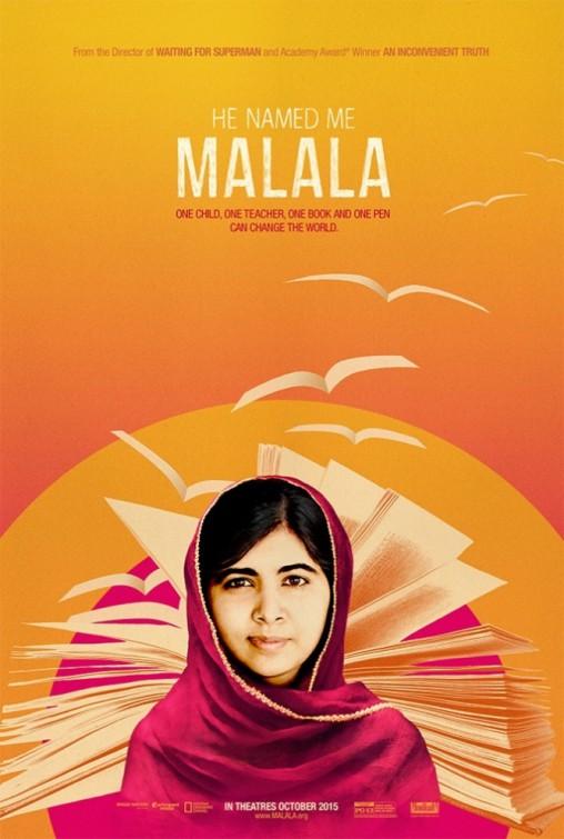 Póster de Él me llamó Malala