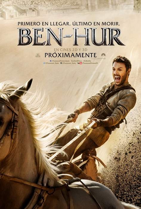 Póster de la nueva adaptación de Ben-Hur 2016
