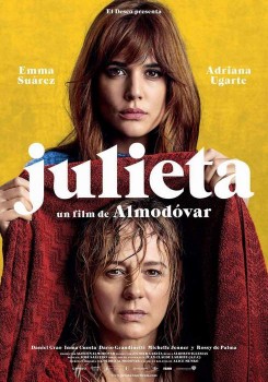Póster de Julieta de Pedro Almodóvar, nominada premios del cine europeo