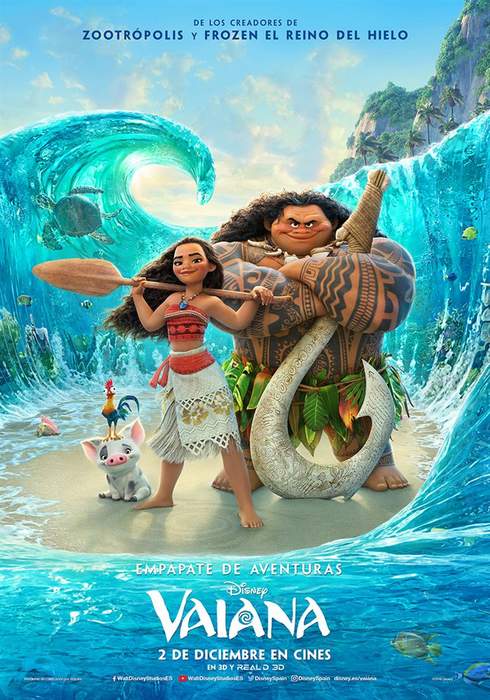 Póster y crítica de "Vaiana"