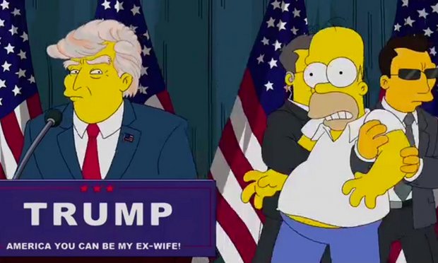 Victoria de Donald Trump en Los Simpson