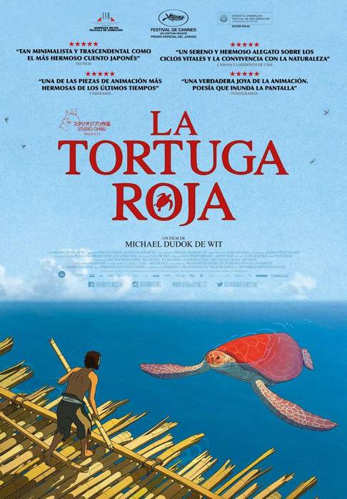 Póster y crítica de "La tortuga roja"