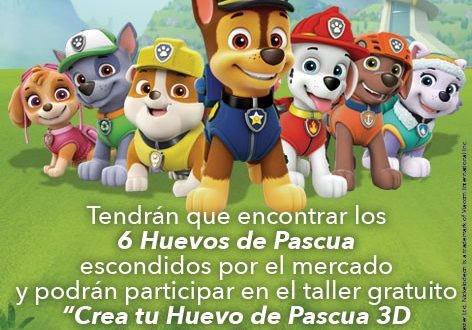 Ven a disfrutar una semana santa con niños con La patrulla canina