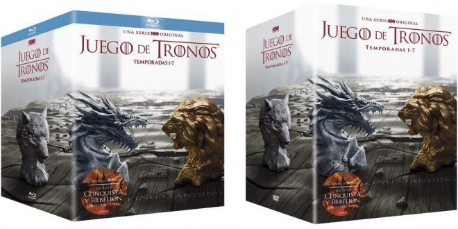 Cofres con las 7 temporadas de Juego de Tronos