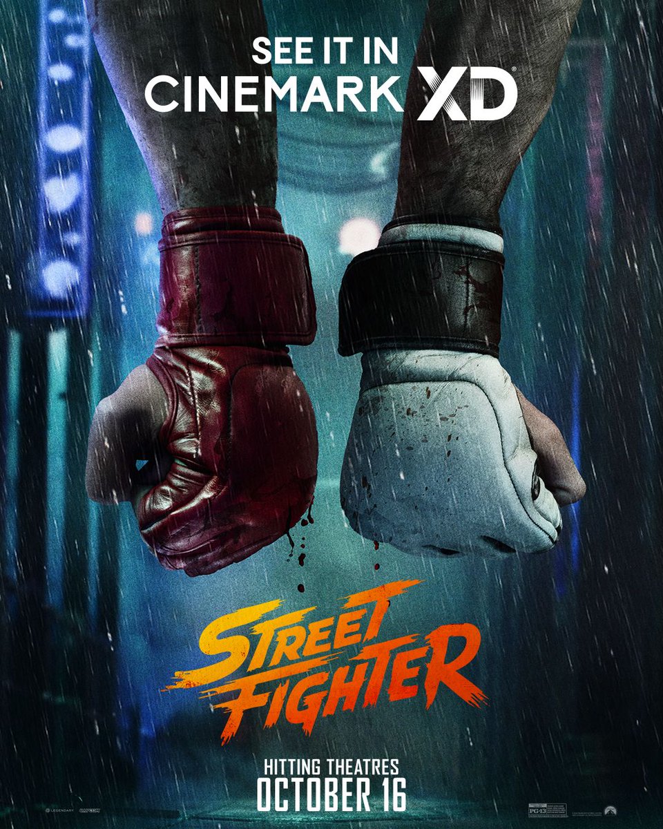 Poster oficial de la película Street Fighter 2026 protagonizada por Noah Centineo, Andrew Koji y Callina Liang